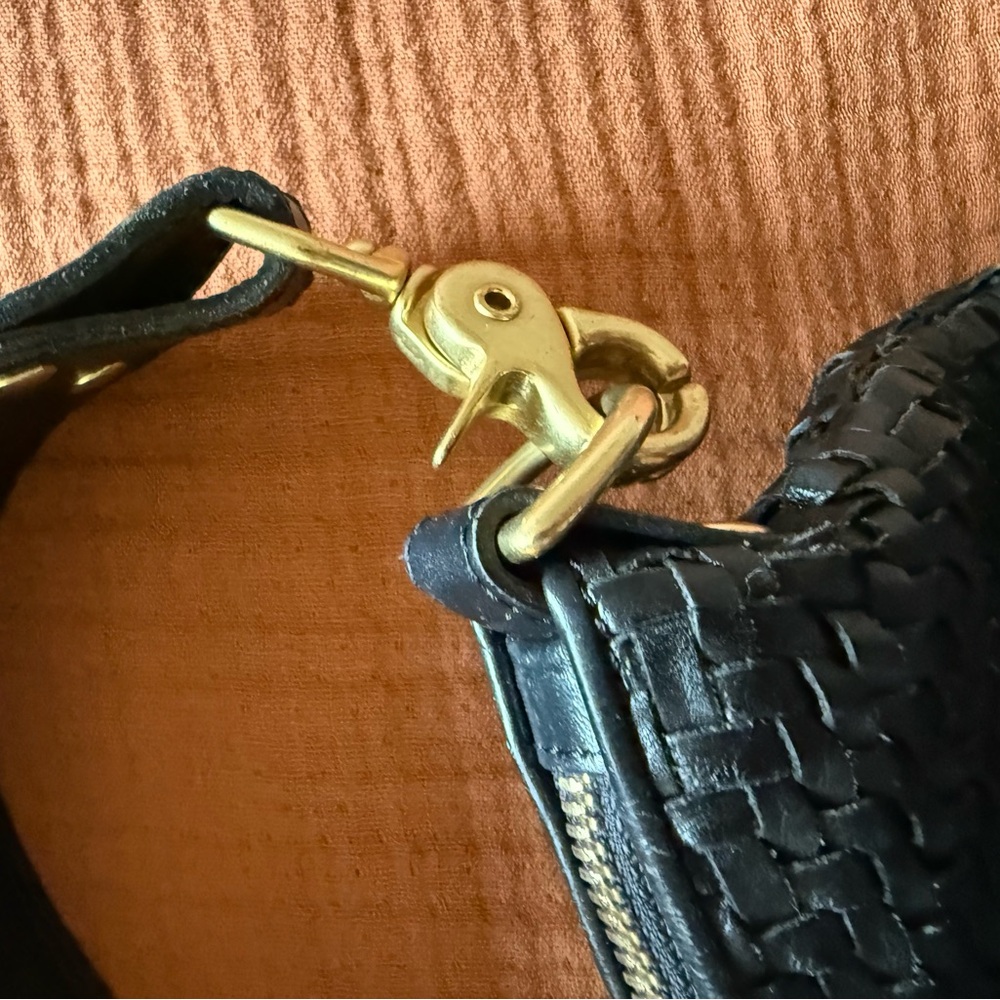 Clare V Black Woven Hobo Bag - Picture 3 of 6
